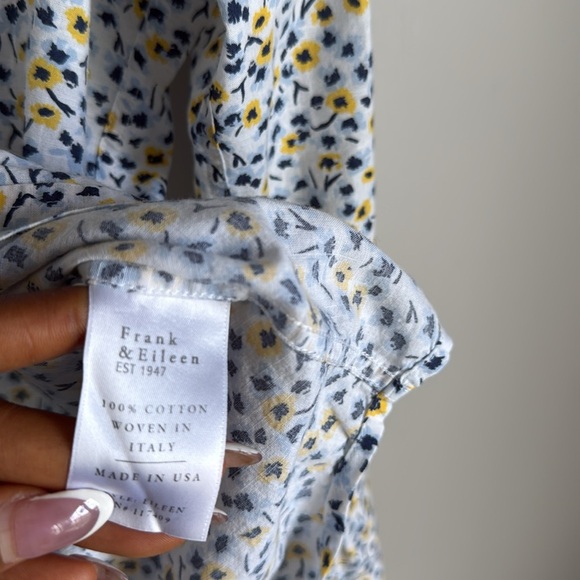Frank & Eileen Relaxed Fit Floral Button-Up Shirt XS - Picture 6 of 10